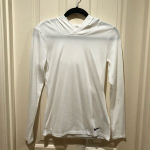 White Nike Pullover Size XS